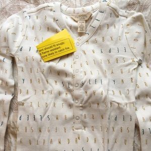 Baby gap organic cottons pajamas size 5 NWT